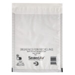Busta imbottita Mail Lite Tuff Cushioned - impermeabile - K (35 x 47 cm) - bianco - Sealed Air - conf. 10 pezzi