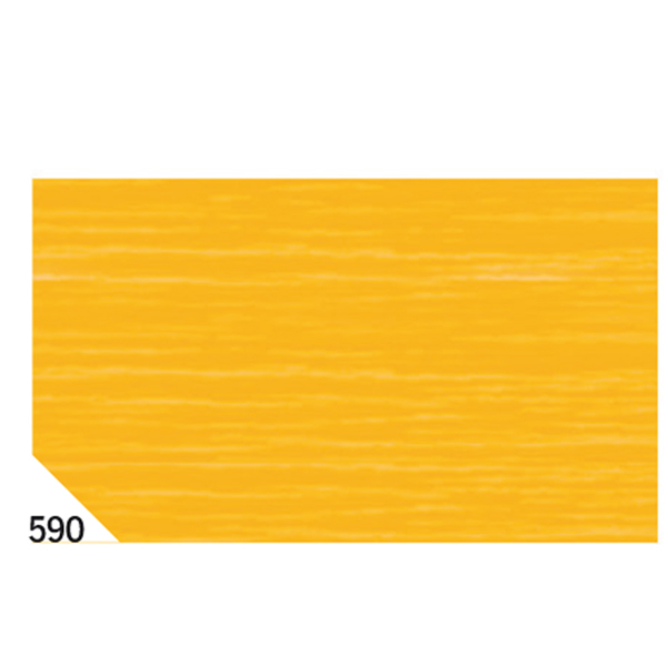 MD_46550 Carta crespa - 50 x 250 cm - 48 gr - arancio 590 - Rex Sadoch - conf.10 rotoli - immagine 1