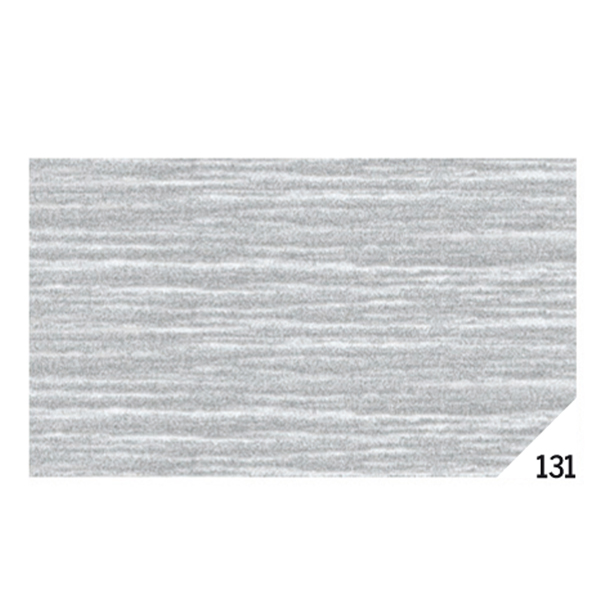 MD_46566 Carta crespa - 50 x 150 cm - 80 gr - argento metal 131 - Rex Sadoch - conf.10 rotoli - immagine 1