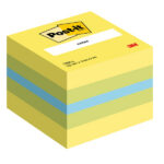 Blocco foglietti Minicubo - 2051-L - 51 x 51 mm - 72 gr - colori assortiti - 400 fogli - Post-it