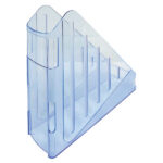Portariviste Classic - 29,5 x 27 cm - dorso 7,5 cm - azzurro trasparente - Arda
