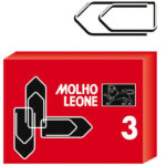 Fermagli zincati - n. 3 - 2,9 cm - Molho Leone - conf. 100 pezzi