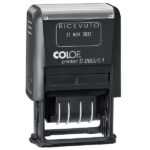 Timbro S260/L1 Datario + RICEVUTO - 4 mm - autoinchiostrante - bicolore - Colop