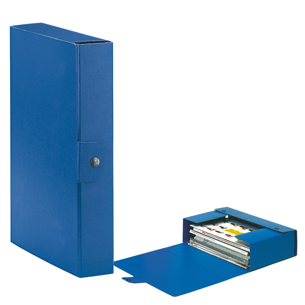 MD_48345 Scatola progetto Eurobox - dorso 6 cm - 25 x 35 cm - blu - Esselte - immagine 1