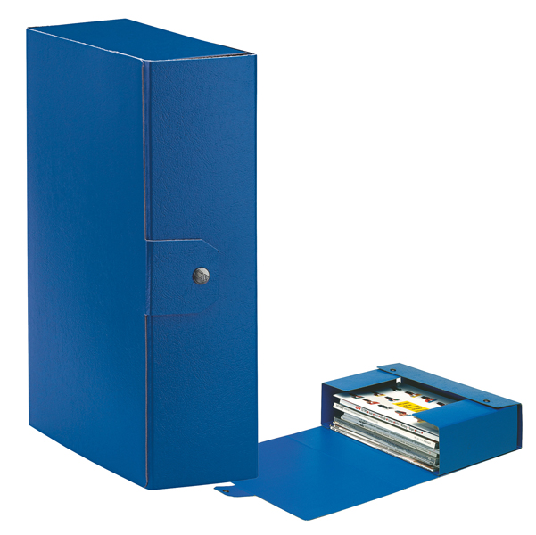 MD_48353 Scatola progetto Eurobox - dorso 10 cm - 25 x 35 cm - blu - Esselte - immagine 1