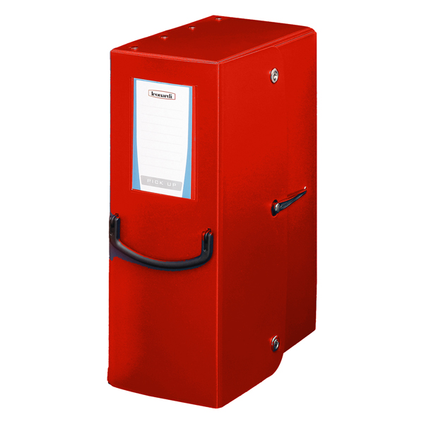 MD_49395 Scatola archivio Pick Up - dorso 20 cm - 35 x 25 cm - rosso - Fellowes - immagine 1