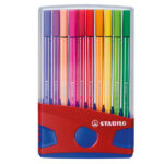 Pennarello Pen 68 - colori assortiti - Stabilo - astuccio Color Parade 20 pezzi