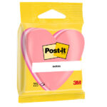 Blocco foglietti cuore - 2007-H - 70 x 70 mm - rosa neon/rosa ultra/rosa pastello - 225 fogli - Post-it