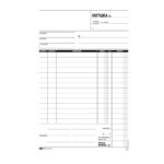 Blocco fatture 1 aliquota Iva - 50/50 fogli autoricalcanti - 23 x 15cm - Edipro