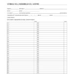Registro verbali assemblea condominio - 31 x 24,5cm - 96 fogli - Edipro