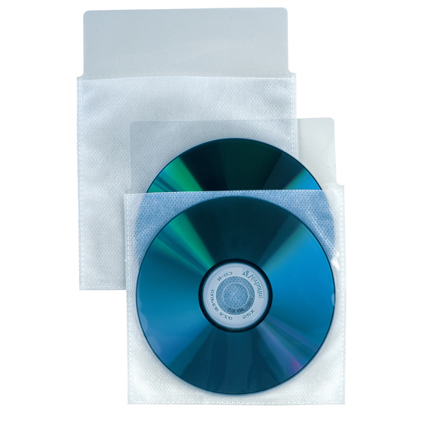 MD_50360 Buste a sacco Insert CD Pro - con divisorio interno - patella di chiusura - PP - Sei Rota - conf. 25 pezzi - immagine 1
