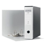 Registratore Eurofile G53 - dorso 8 cm - commerciale 23 x 30 cm - bianco - Esselte