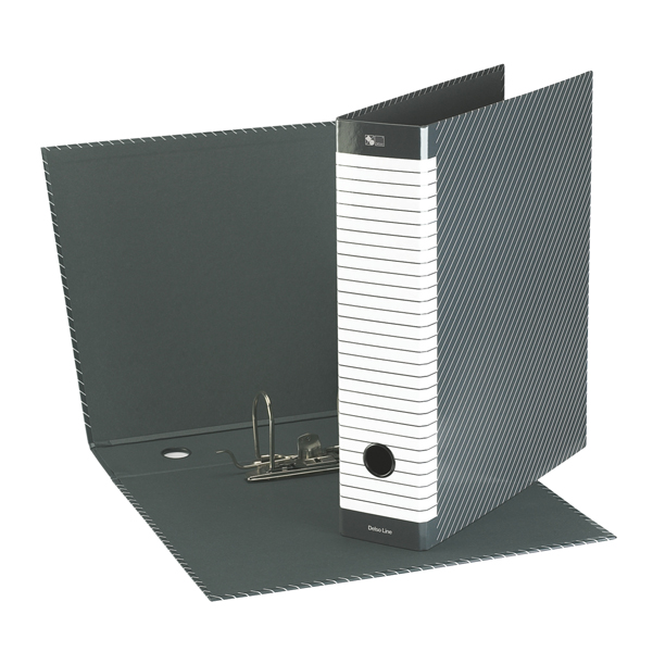 MD_50970 Registratore Delso Line G13 - dorso 8 cm - commerciale 23 x 30 cm - grigio - Esselte - immagine 1