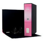 Registratore Dox 2 - dorso 8 cm - protocollo 23 x 34 cm - rosa - Esselte Dox