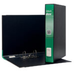 Registratore Dox 5 - dorso 5 cm - protocollo 23 x 34 cm - verde - Esselte Dox
