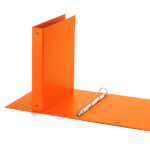 Raccoglitore Europa - 22 x 30 cm - 4 anelli tondi 30 mm - dorso 4 cm - arancio - Favorit