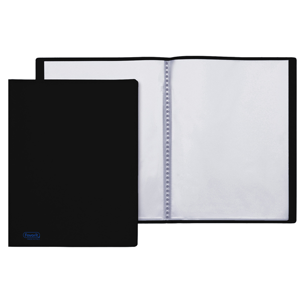 MD_51397 Portalistini Sviluppo - buccia - PP - 22 x 30 cm - 20 buste - nero - Favorit - immagine 1