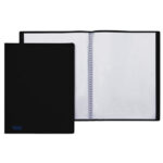 Portalistini Sviluppo - buccia - PP - 22 x 30 cm - 40 buste - nero - Favorit