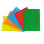 Cartella 3 lembi con elastico - A5 - dorso variabile - cartone plastificato - colori assortiti - Cartotecnica del Garda