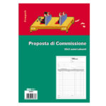 Blocco copia commissioni - 33 fogli 3 copie autoricalcanti - 29,7 x 21cm - Edipro