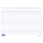 Schede in cartoncino rigate - 15 x 21 cm orizzontale - Edipro - conf. 100 pezzi