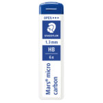 Astuccio 6   Mine Mars Micro - mina 1,3mm - gradazione HB - Staedtler - conf. 6 mine