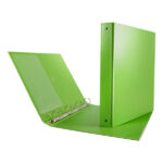 Raccoglitore Nettuno - 22 x 30 cm - 4 anelli a R 30 mm - dorso 3,5 cm - verde chiaro - Sei Rota