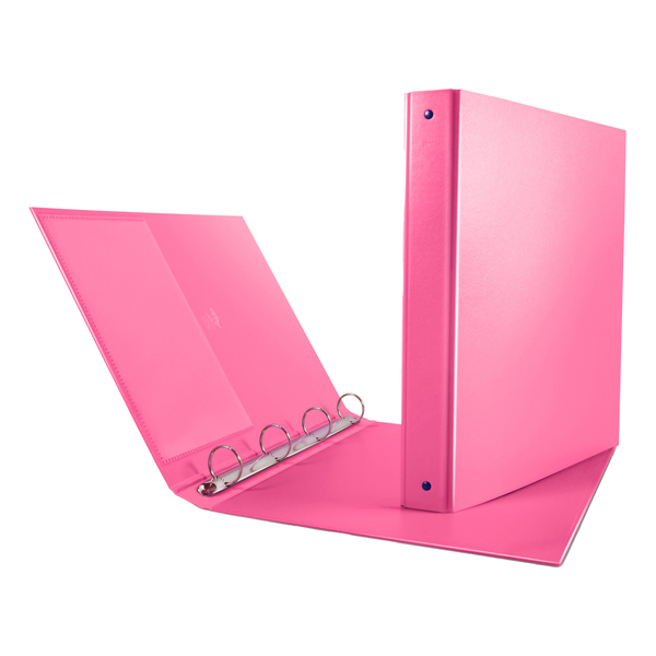 MD_53796 Raccoglitore Nettuno - 22 x 30 cm - 4 anelli a R 30 mm - dorso 3,5 cm - rosa - Sei Rota - immagine 1