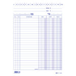 Schede - dare/avere/saldo - 21 x 15 cm - Edipro - conf. 100 pezzi
