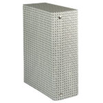 Scatola archivio in legno - 38 x 27 cm - dorso 12 cm - grigio - Brefiocart