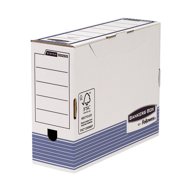 MD_56583 Scatola archivio Bankers Box System - A4 - 26 x 31,5cm - dorso 10 cm - Fellowes - immagine 1