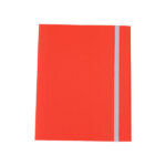 Cartella 3 lembi con elastico - A4 - dorso variabile - fibrone - rosso - Cartotecnica del Garda