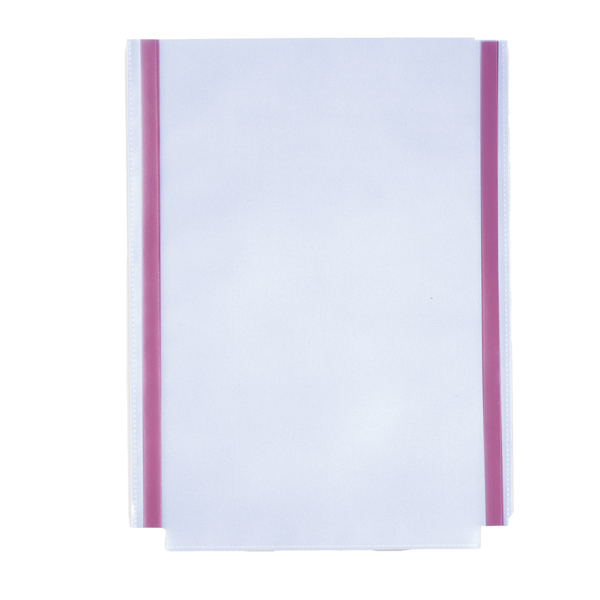 MD_56694 Tasche GS adesive con soffietto - PVC - 22 x 30 cm - trasparente - Sei Rota - conf. 10 pezzi - immagine 1