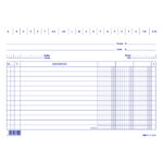 Schede - 3 colonne - 15 x 21 cm orizzontale - Edipro - conf. 100 pezzi