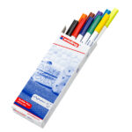 Marcatore per tessuto 4600 - punta tonda - 1 mm - colori assortiti - Edding - astuccio da 10 pezzi