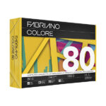 Carta Fabriano Colore - A4 - 80 gr - colori forti giallo - Fabriano - conf. 500 fogli