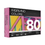 Carta Fabriano Colore - A4 - 80 gr - colori forti fucsia - Fabriano - conf. 500 fogli