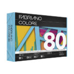 Carta Fabriano Colore - A4 - 80 gr - colori forti cielo - Fabriano - conf. 500 fogli