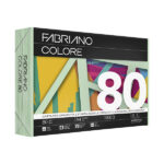Carta Fabriano Colore - A4 - 80 gr - colori tenui acquamarina - Fabriano - conf. 500 fogli