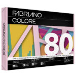 Carta Fabriano Colore - A3 - 80 gr - colori tenui rosa - Fabriano - conf. 250 fogli
