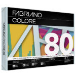 Carta Fabriano Colore - A3 - 80 gr - colori tenui celeste chiaro - Fabriano - conf. 250 fogli
