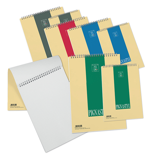 MD_57223 Blocco Pignastyl spiralato - A6 - 100 x 150mm - 80gr - 60 fogli - 5mm - Pigna - immagine 1