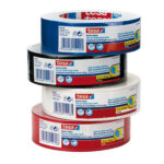 Nastro adesivo telato - 38 mm x 25 m - tela plastificata - bianco - Tesa