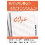 Foglio protocollo - A4 - uso bollo - 60 gr - Fabriano - conf. 200 pezzi
