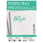 Foglio protocollo - A4 - 5 mm - 60 gr - Fabriano - conf. 200 fogli