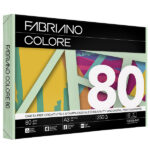 Carta Fabriano Colore - A3 - 80 gr - colori tenui acquamarina - Fabriano - conf. 250 fogli