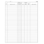 Registro arrivi/partenze - 31 x 24,5cm - 46pg - Edipro