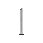 Portacenere da terra - da esterno - diametro 18 cm - H 90 cm - acciaio inox