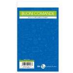 Blocco comande - 25 fogli - 3 copie autoricalcanti - 10 x 17cm - BM
