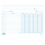 Schede dare/avere/saldo/iva - 17 x 24 cm (orizzontale) - Edipro - conf. 100 pezzi